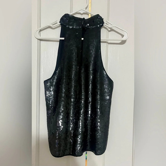 JOIE Lei Lei Sequined Sleeveless Halter Party Top - Picture 7 of 7